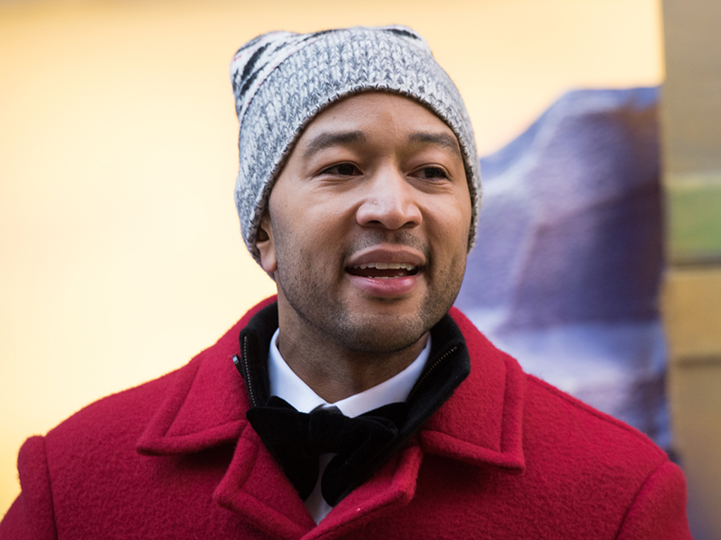 John Legend attends the Macy’s Thanksgiving Day Parade on Nov. 22, 2018 in New York City.