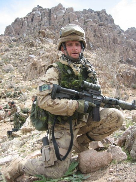 Capt. Jonathan Snyder is shown in Afghanistan.