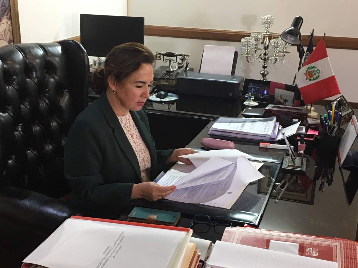 Peruvian Supreme Court Justice Elvia Barrios Alvarado said femicide-related cases this year are already up 40 per cent over last year.