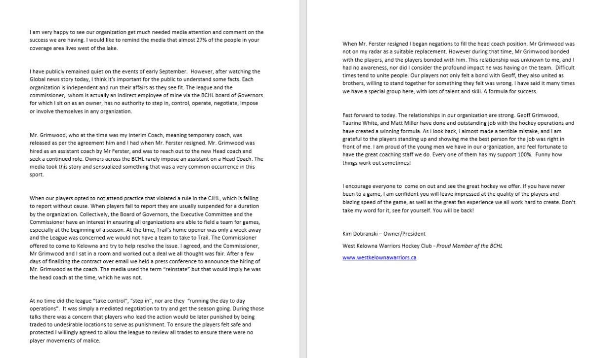 West Kelowna Warriors battle through chaotic start to season - image