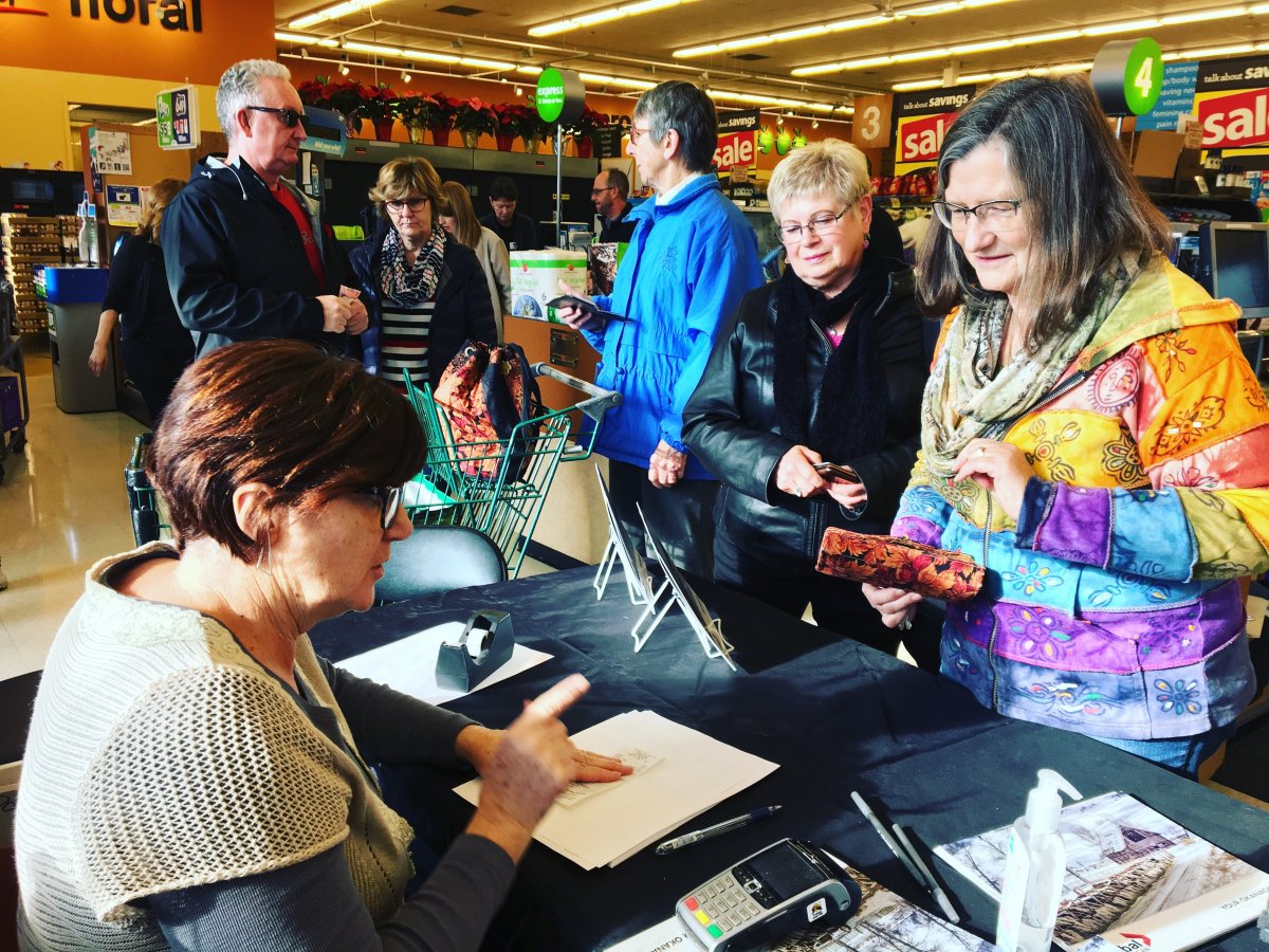 The global news team headed out to the Save-On-Foods in Lake Country as the firts stop on the calendar tour to raise funds for local food banks.