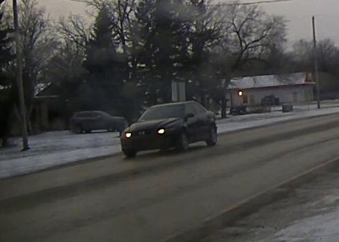 Eastman RCMP are searching for the driver of this vehicle.