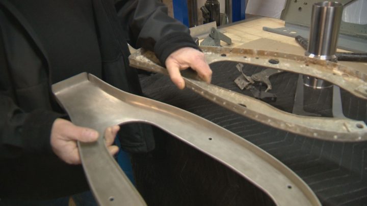 Bradshaw says he spent a lot of time replicating parts.