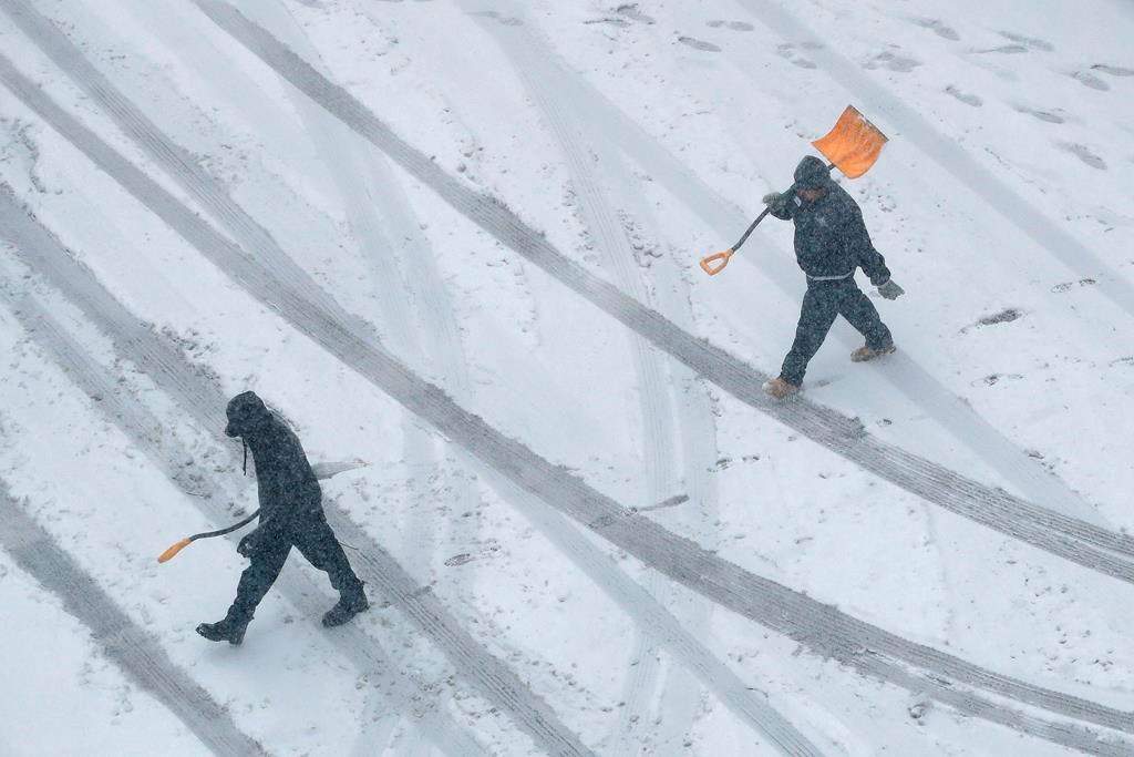 Springwater Township has declared a "significant weather event" as of 3 p.m. Thursday due to blowing snow and reduced visibility.