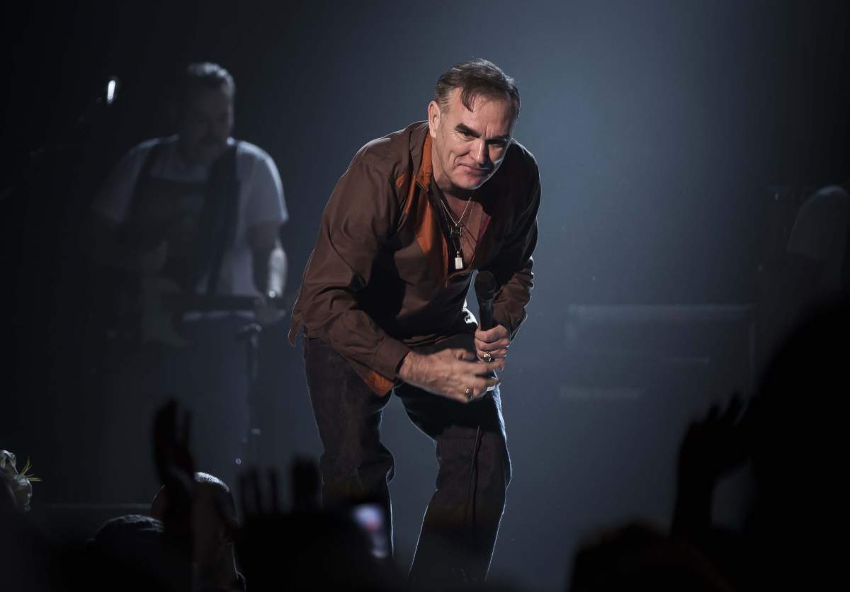 Morrissey performs at the Volkswagen Arena on Dec. 17, 2014, in Istanbul, Turkey.
