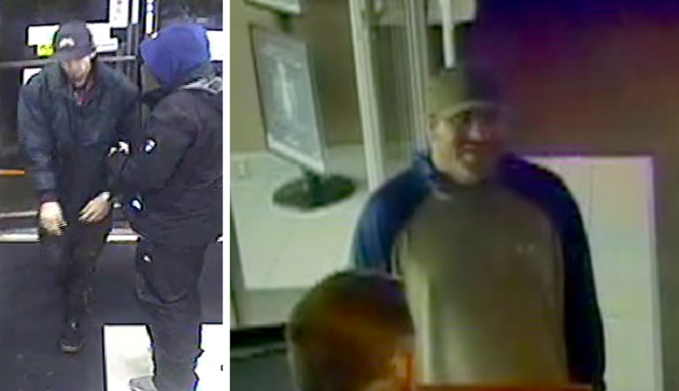 Police say the men are not suspects or persons of interest, but may have information that could help the investigation.