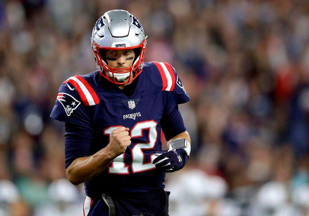 New England Patriots quarterback Tom Brady.