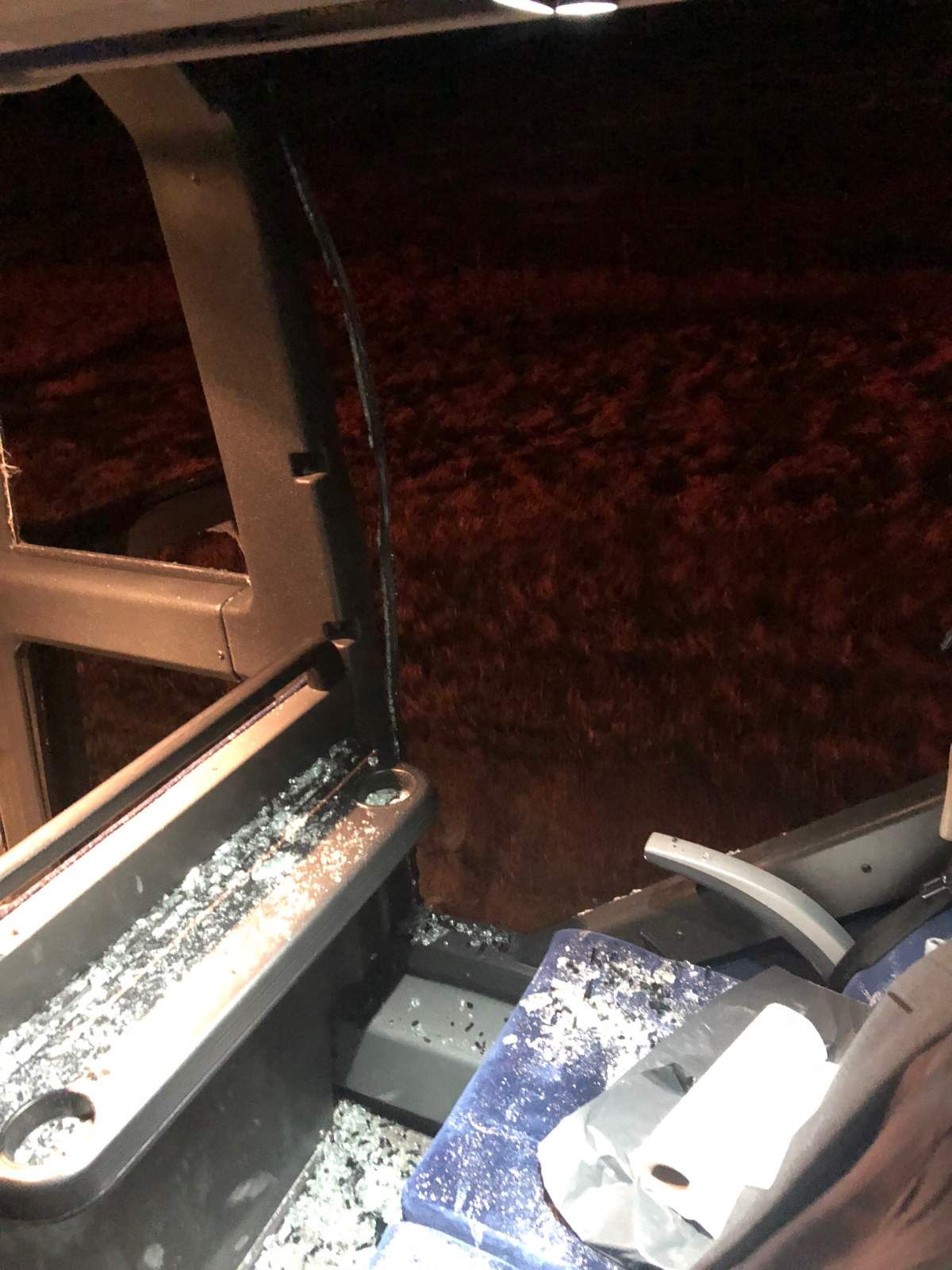 The University of Alberta Pandas hockey team bus was involved in a crash on the QEII just south of Leduc Saturday, Nov. 24, 2018.