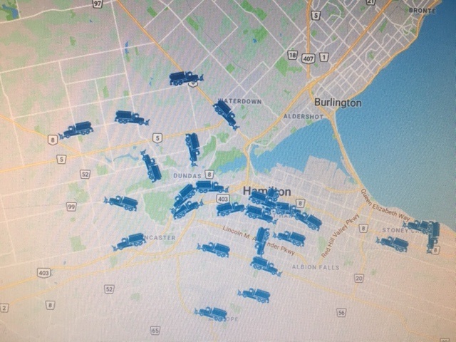Hamilton residents can now track snowplows on the city's website.