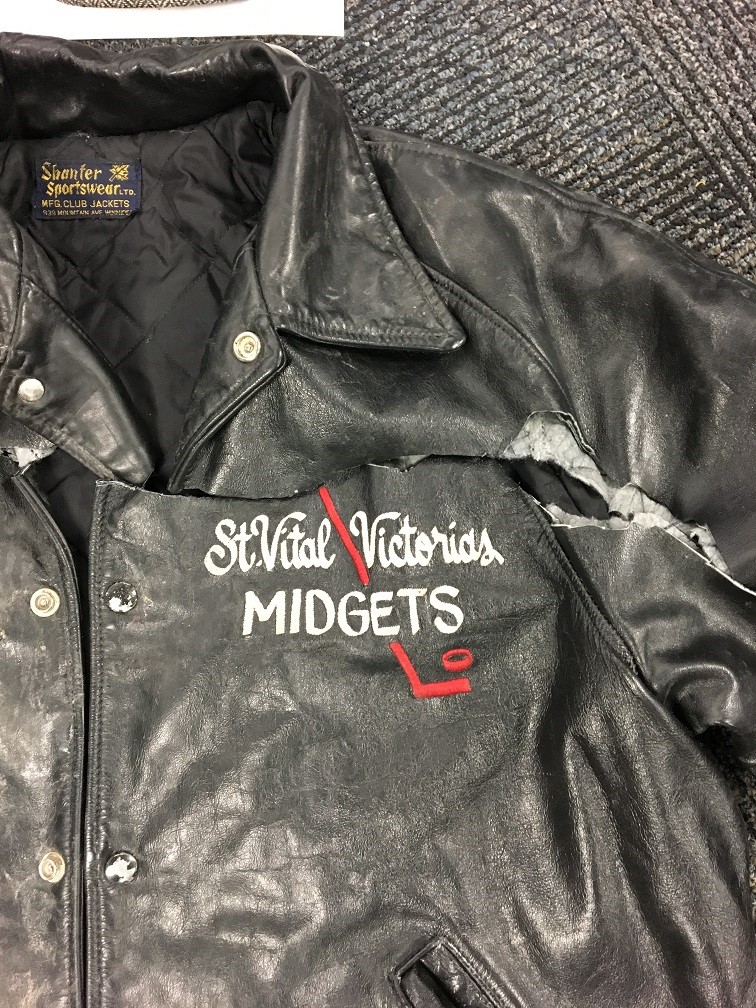 A jacket worn by the victim of a fatal hit and run.
