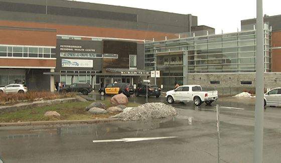 Peterborough Regional Health Centre has reopened its main entrance after installing a touchless door in an effort to limit contact amid the COVID-19 pandemic.