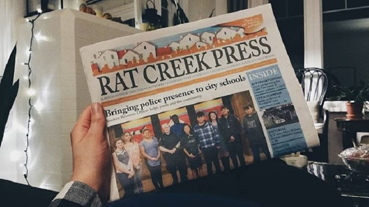 The Rat Creek Press (RCP) serves seven communities in north central Edmonton: Alberta Avenue, Delton, Eastwood, Elmwood Park, Parkdale, Cromdale, Spruce Avenue and Westwood.