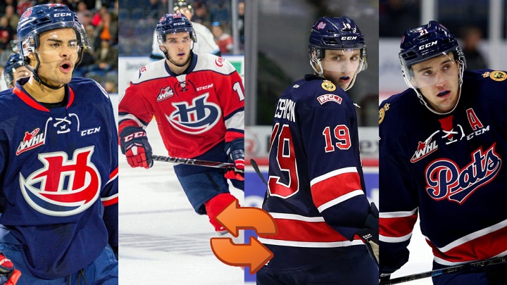 In a trade with the Lethbridge Hurricanes, the Regina Pats acquire forwards Jadon Joseph and Ty Kolle, parting ways with former captains Jake Leschyshyn and Nick Henry.