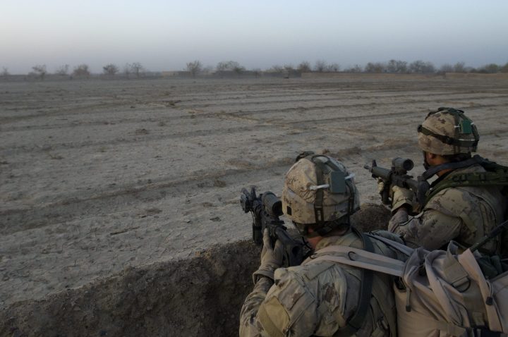 In this Dec. 4, 2007 file photo, Canadian troops are shown in the Sangasar region near where Jonathan Snyder’s unit was ambushed.