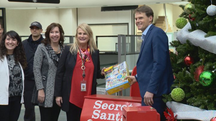 The Secret Santa campaign ensures 800 Saskatoon families receive toys and food hampers for Christmas.
