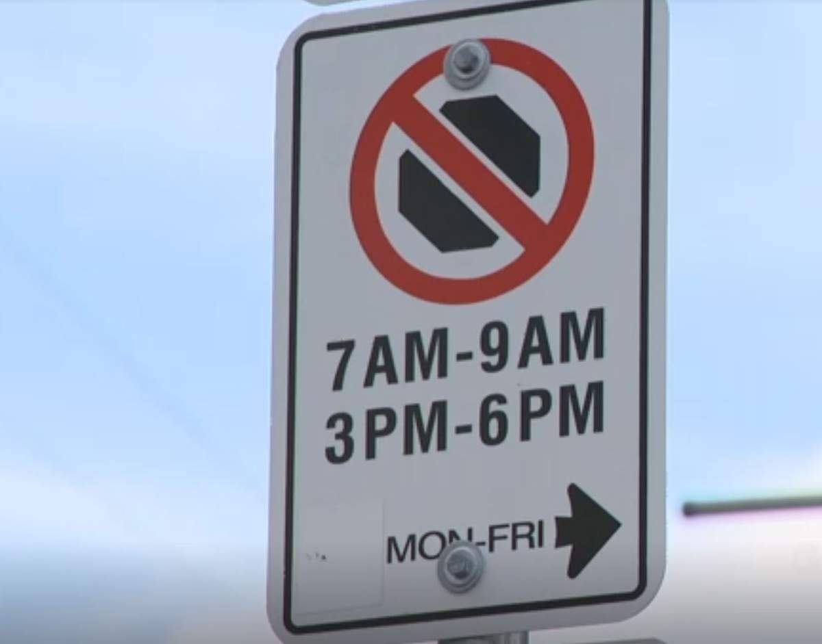 An example of one of the signs on Gottingen Street.