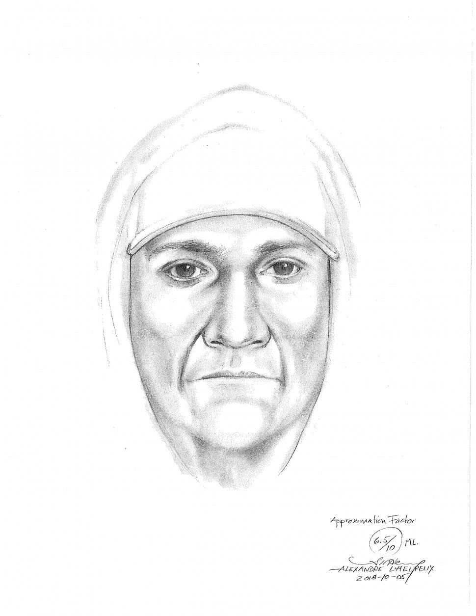 The Southeast District RCMP is releasing a sketch of a second suspect being sought in relation to a home invasion and assault that occurred in Fords Mills, N.B., in September.