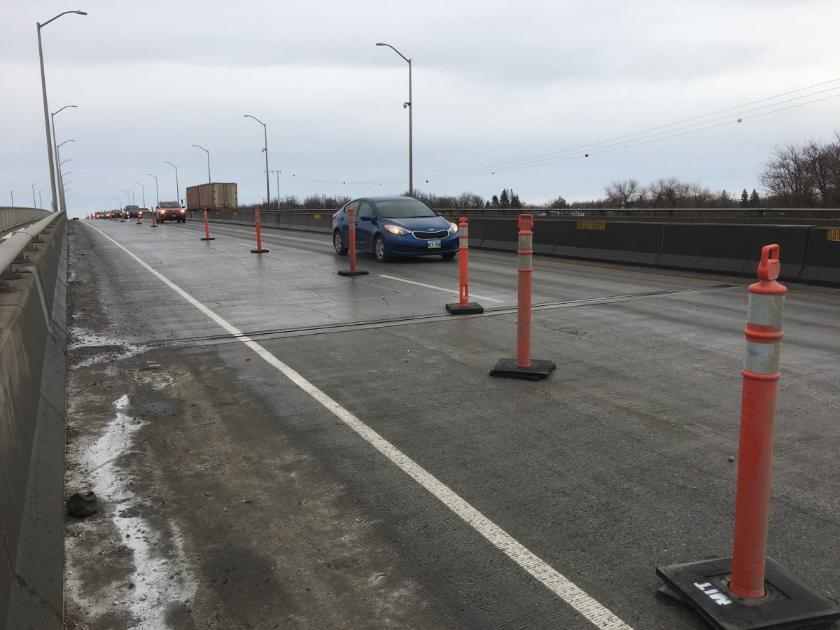 The South Perimeter bridge westbound lanes will shut down for repairs beginning Dec. 16.