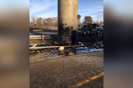 Red Hill Valley Parkway reopens after transport truck rollover, liquid