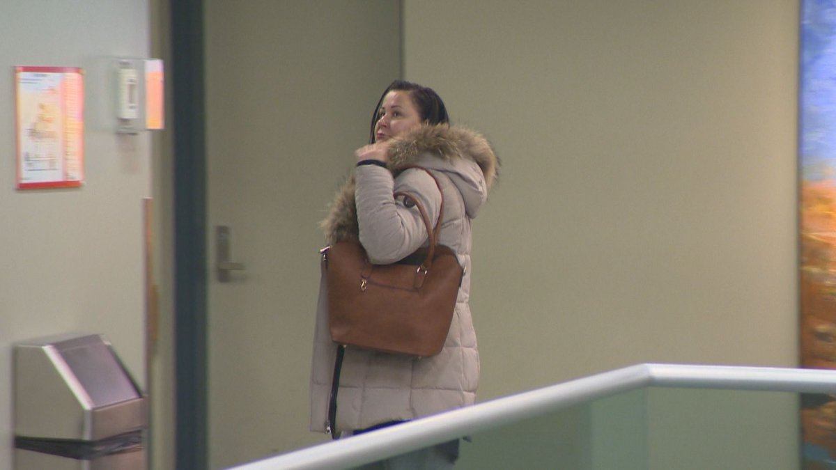 Adele Sorella at the Laval courthouse during jury selection on Tuesday, November 6, 2018.