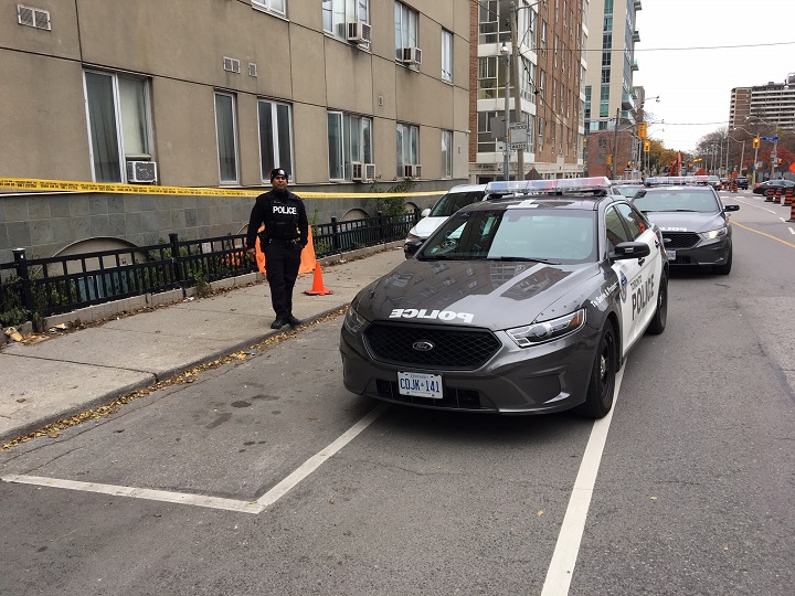 Toronto police say a man was found dead near Moss Park Sunday.  