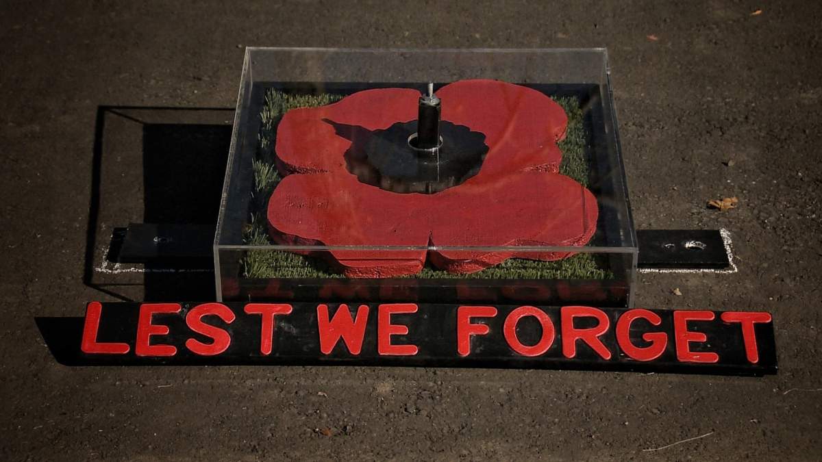 Tom MacCarl built this for the Unknown Soldier