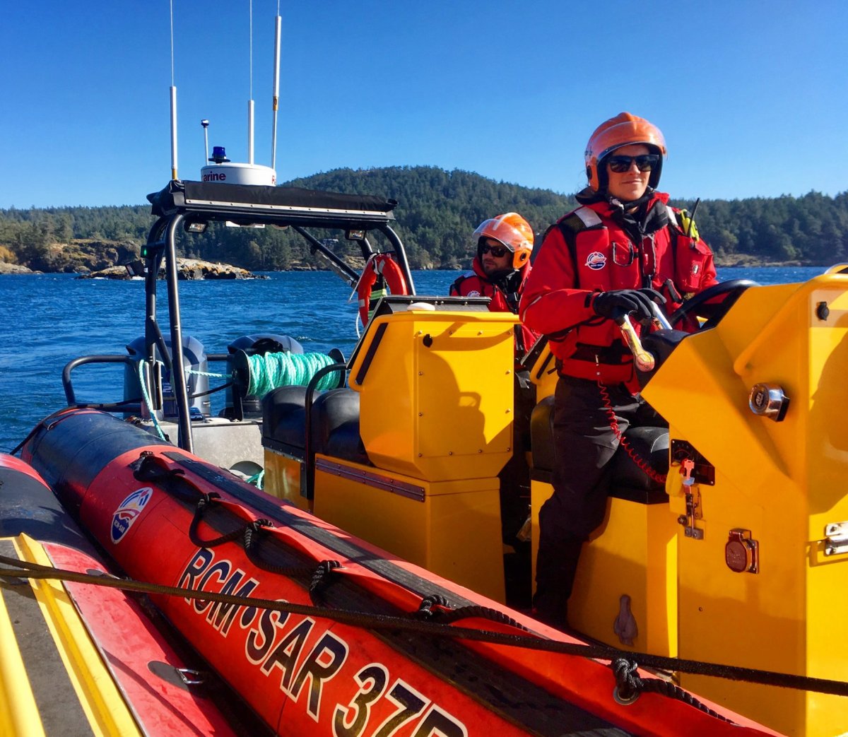 Tonya Ste. Marie volunteers with Royal Canadian Marine Search & Rescue Station 12 in Halfmoon Bay.