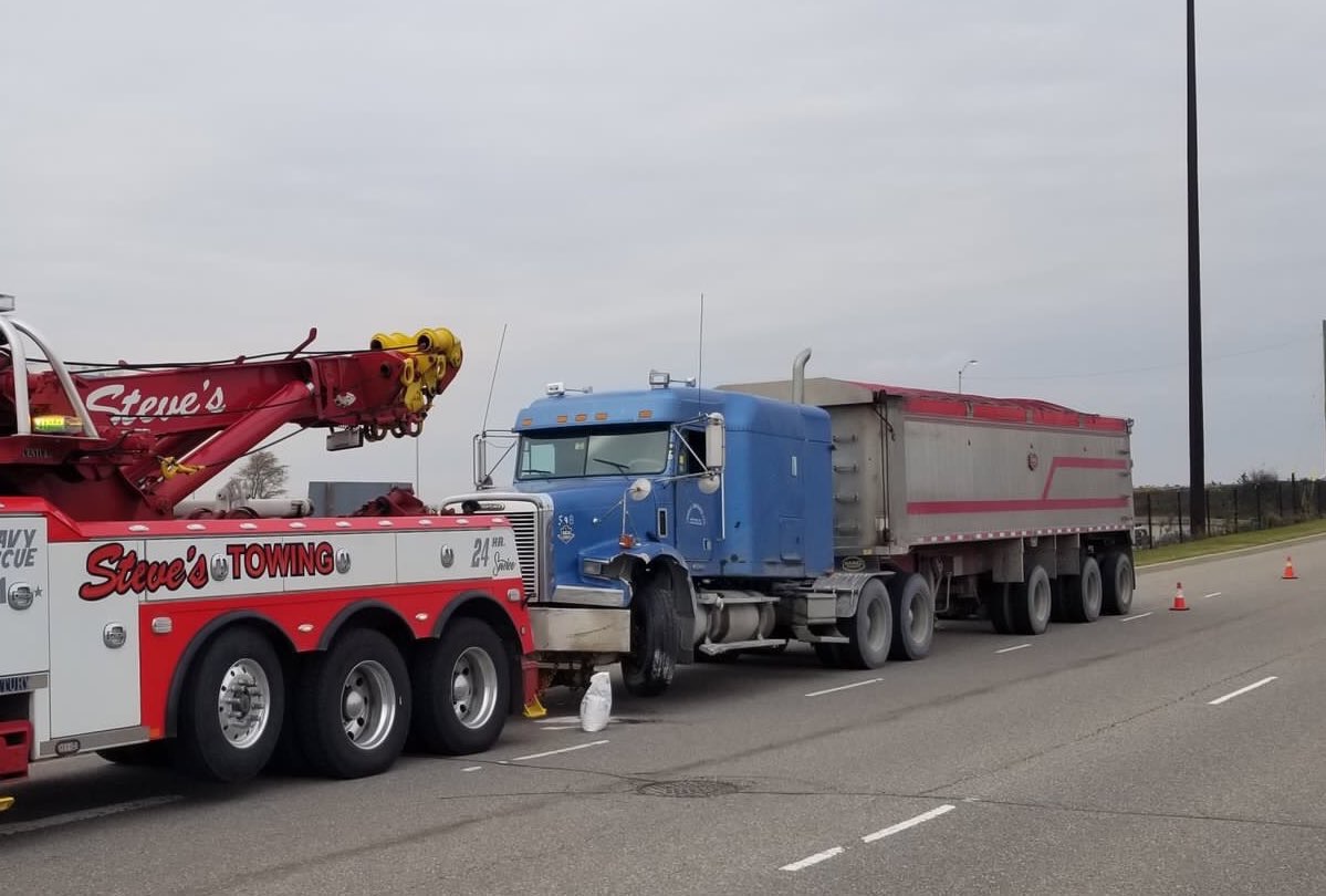 Police say a 30-year-old man from Brampton has been charged after a multiple-vehicle collision on Highway 400. 
