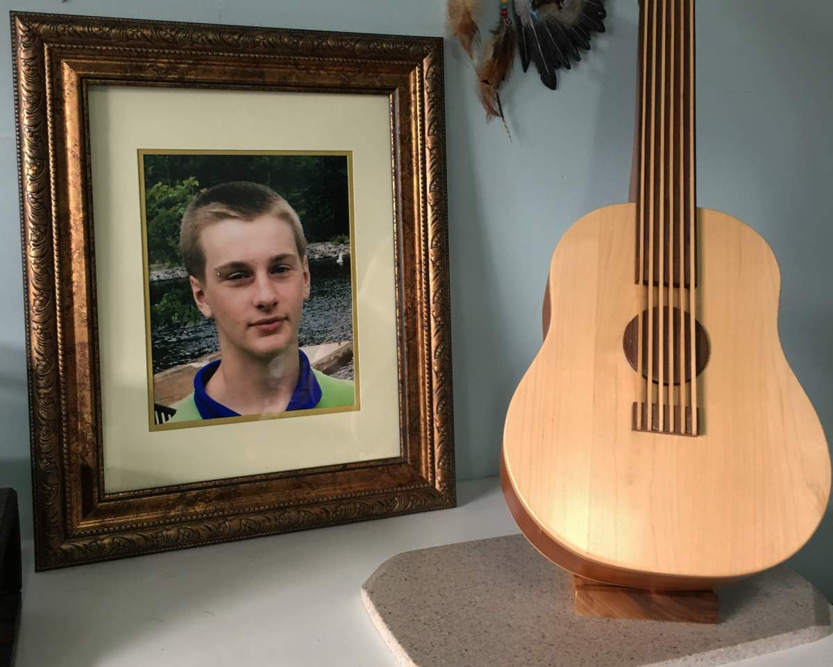 Tyson Hunter, 19, struggled throughout his teenage years with a variety of mental health issues before he died of an accidental ovderdose of carfentanil. (Andrew Russell/Global News)