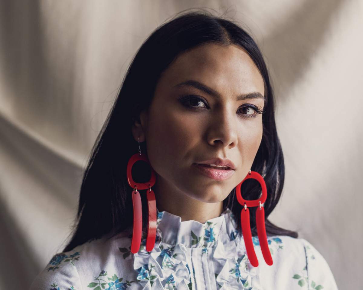 B.C.-born fashion designer Warren Steven Scott makes colourful earrings inspired by Coast Salish motifs. Working out of his studio in Toronto, Scott’s earrings are handcrafted out of laser-cut acrylic shapes.