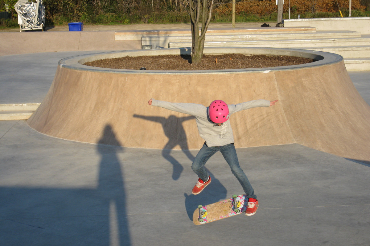 The Waterloo Skatepark.