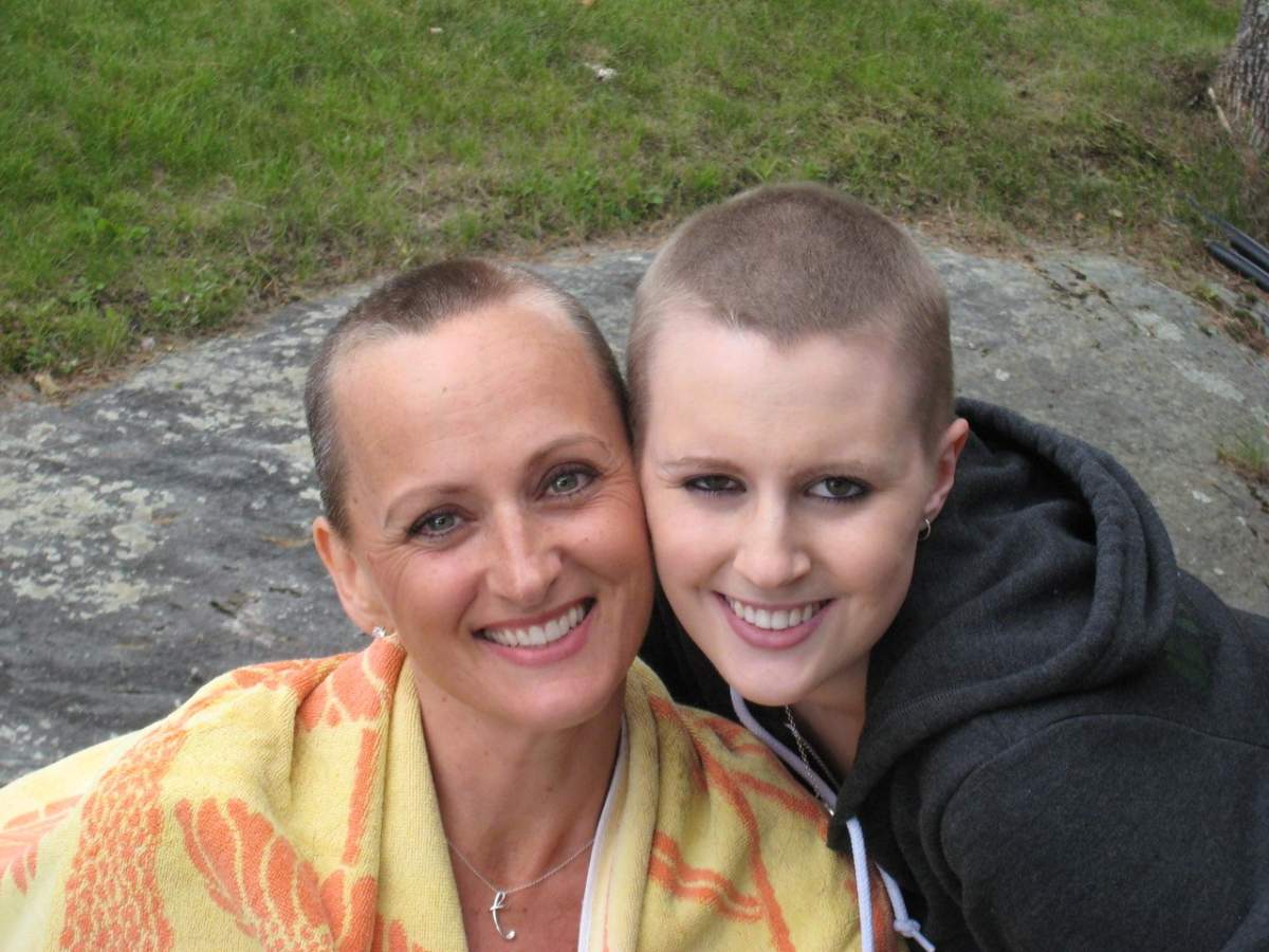 Tammy McBain, left, with her daughter Kendra.