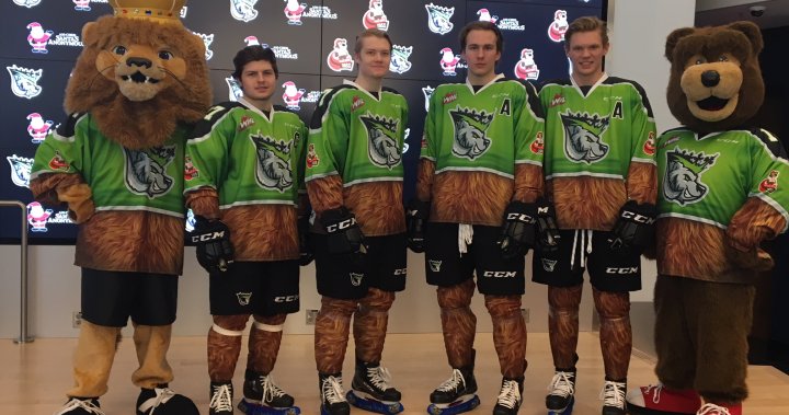 My eyes! My eyes! Oil Kings unveil bear-y different jerseys for Teddy Bear  Toss