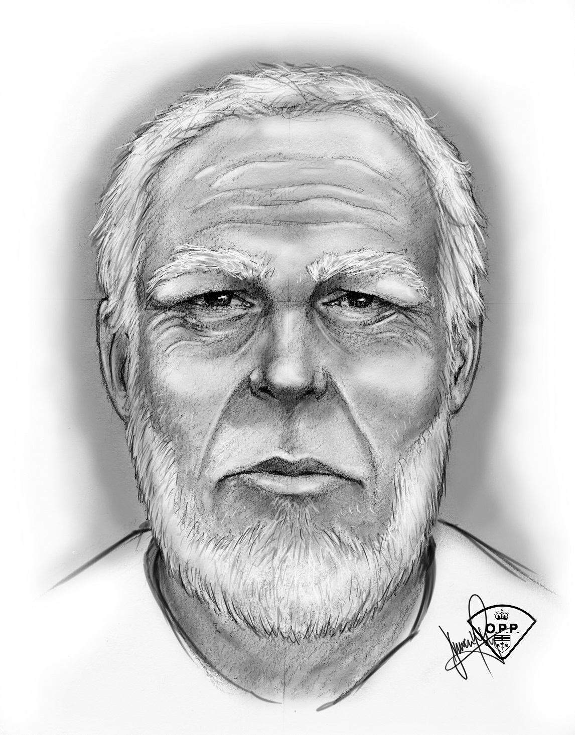 Police have released a composite sketch of a suspect wanted in connection with an indecent act in Meaford.