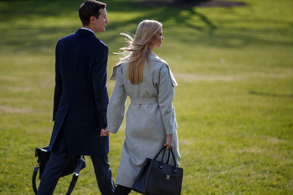 Ivanka Trump and Jared Kushner walk to board Marine One on the South Lawn of the White House in Washington, DC, USA, 29 November 2018. President Trump is traveling to the G20 in Argentina where he is scheduled to meet with Russian President Vladimir Putin and Chinese President Xi Jinping.