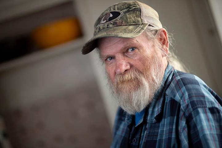 James Forbes, 68, stands in his kitchen in London, Ont. on Wednesday, December 5, 2018.