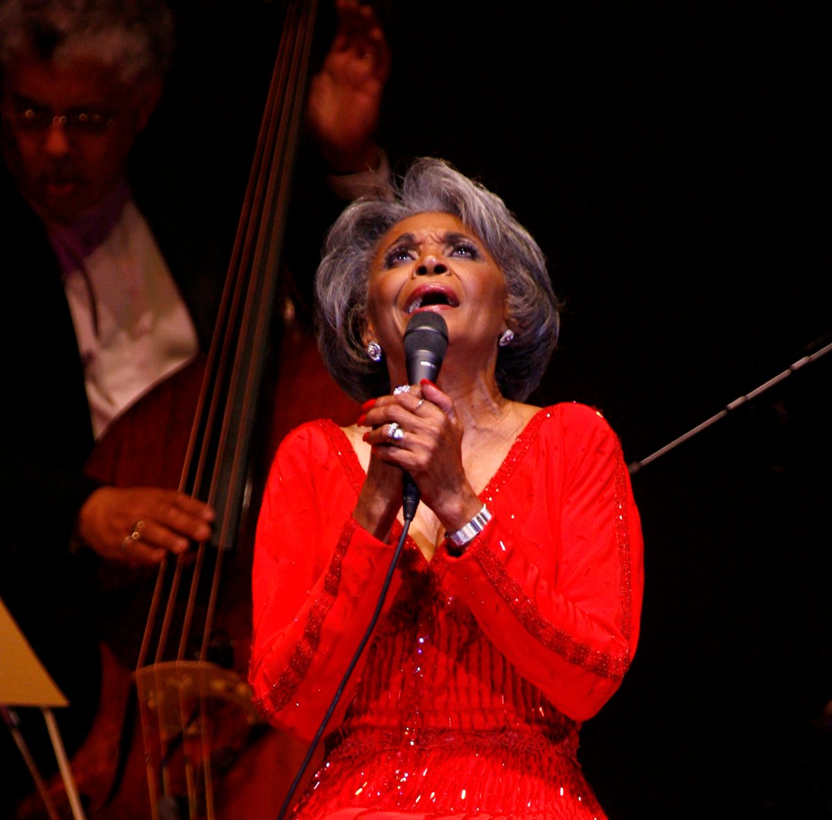 In this June 29, 2007 file photo, singer Nancy Wilson, performs at her Swingin' 70th Birthday Party at Carnegie Hall in New York. 