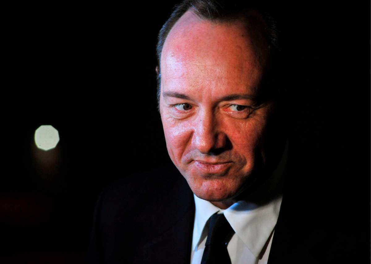 In this March 8, 2009 file photo, Kevin Spacey arrives at the Laurence Olivier Awards held at the Grosvenor House in central London.