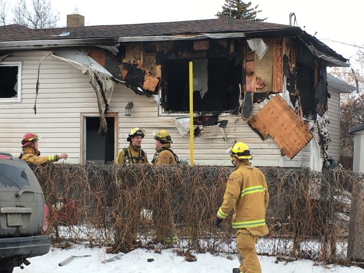 Regina Firefighters respond to a December, 2018 fire.