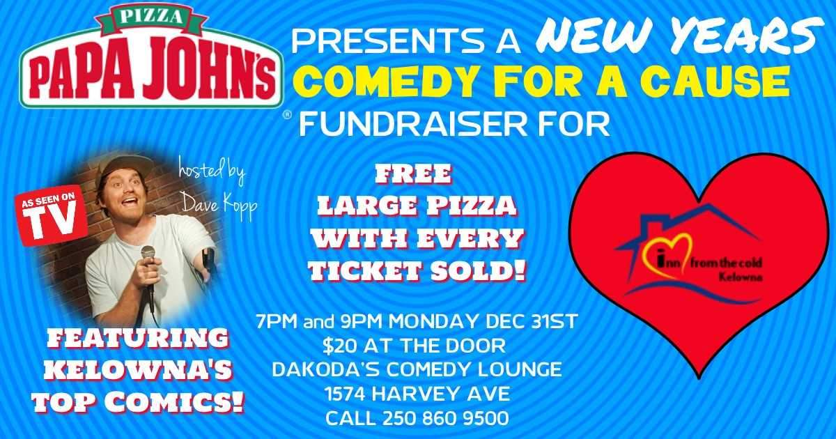 Papa Johns presents Comedy 4 a Cause for Inn from the Cold - image