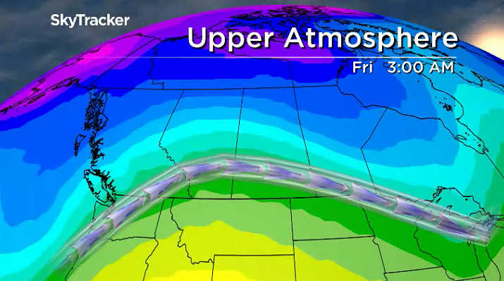 An upper ridge will help build in warmer air across the region to end the week.