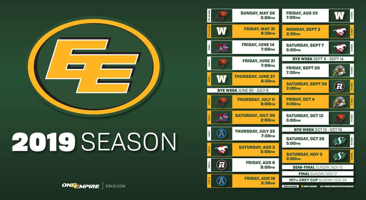 Edmonton Eskimos kick off 2019 season at home against Montreal - image