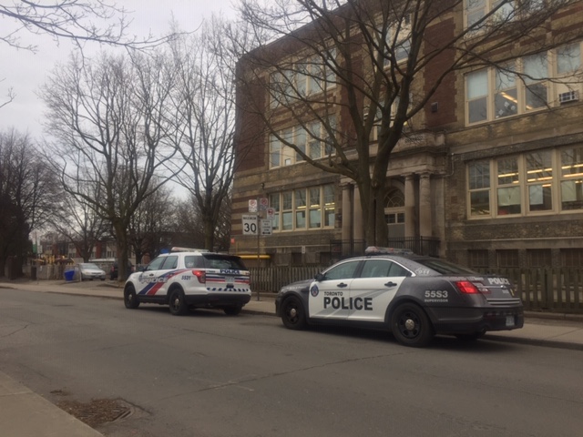 A child was seriously injured after falling from a railing at Dundas Jr. Public School in Toronto on Dec. 17, 2018.