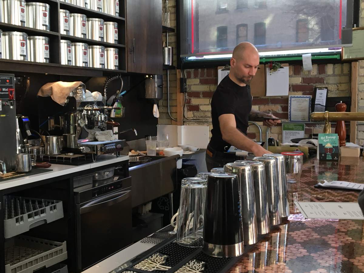 Mark Turner, owner of the Amsterdam Tea Room.