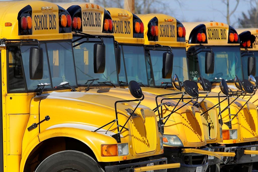 School buses will remain off he roads on Wednesday.