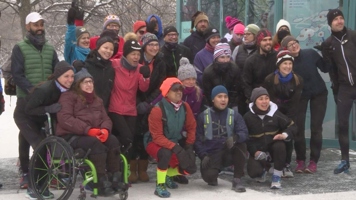 Malapad was joined by several other runners.