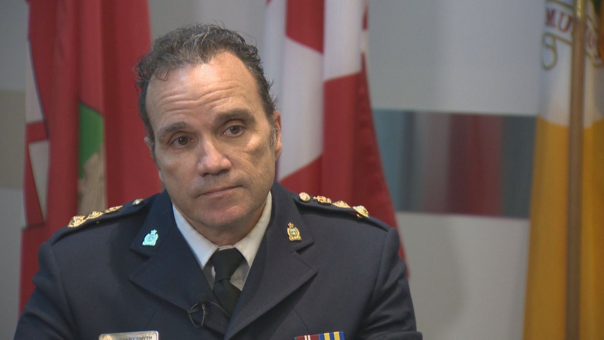 Winnipeg Police Chief Danny Smyth said he may be forced to cut officers depending on new budget.