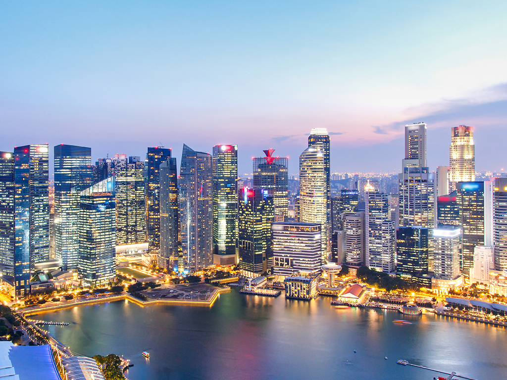 Singapore skyline. Getty Images