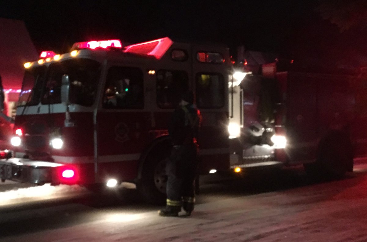 Winnipeg firefighters are often active in extreme weather.