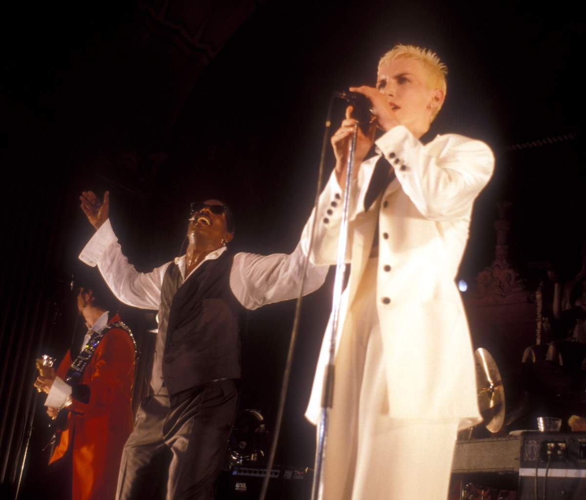 Annie Lennox of Eurythmics at The Pantages Theater in Hollywood, Calif. on Aug 29, 1989.